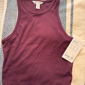 Athleta Plum Ribbed Tank
